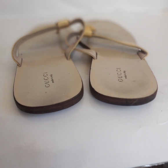 GUCCI VITTELO VERNICE interlocking patent sandals size 8B - Picture 8 of 16